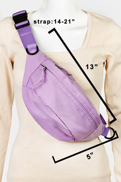 Adjustable Strap Sling Bag by Fame