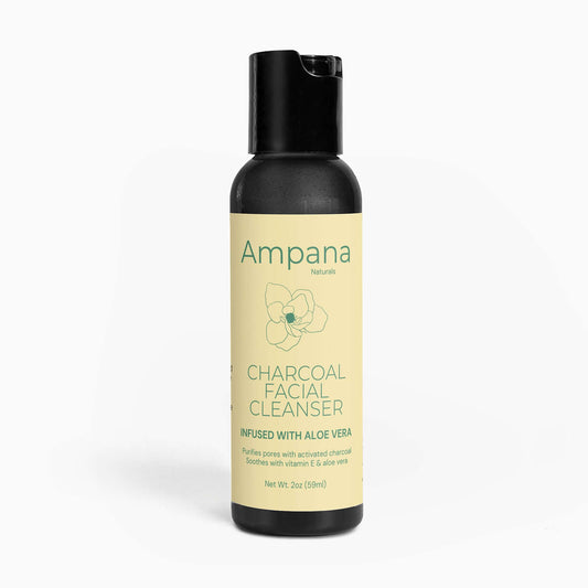 Ampana Naturals - Charcoal Facial Cleanser Infused with Aloe Vera