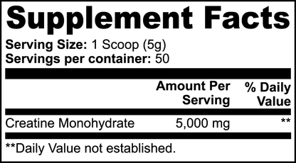 100% Pure Creatine Monohydrate by Ampana