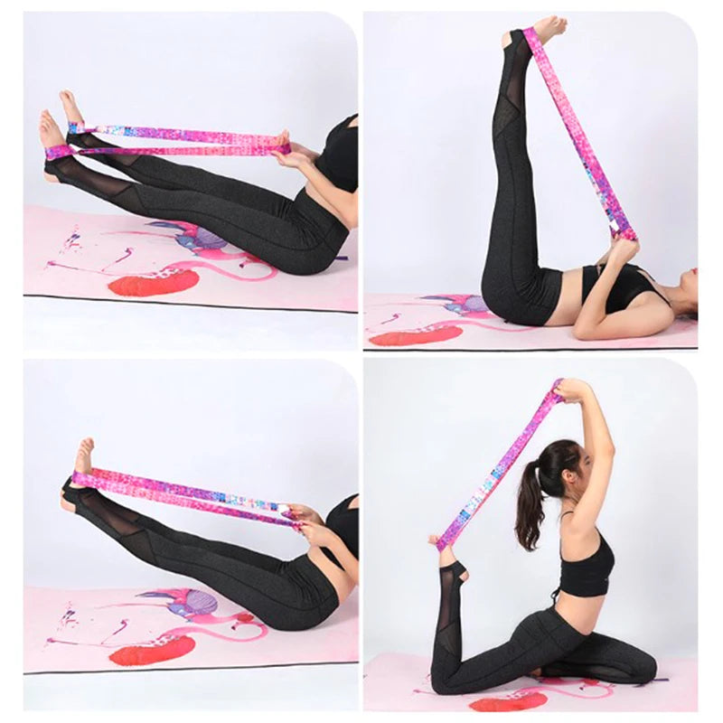 Yoga Adjustable Shoulder Strap Yoga Mat Band Carrier Shoulder Carry Belt Exercise Stretch Carry Sling Yoga Mat Strap