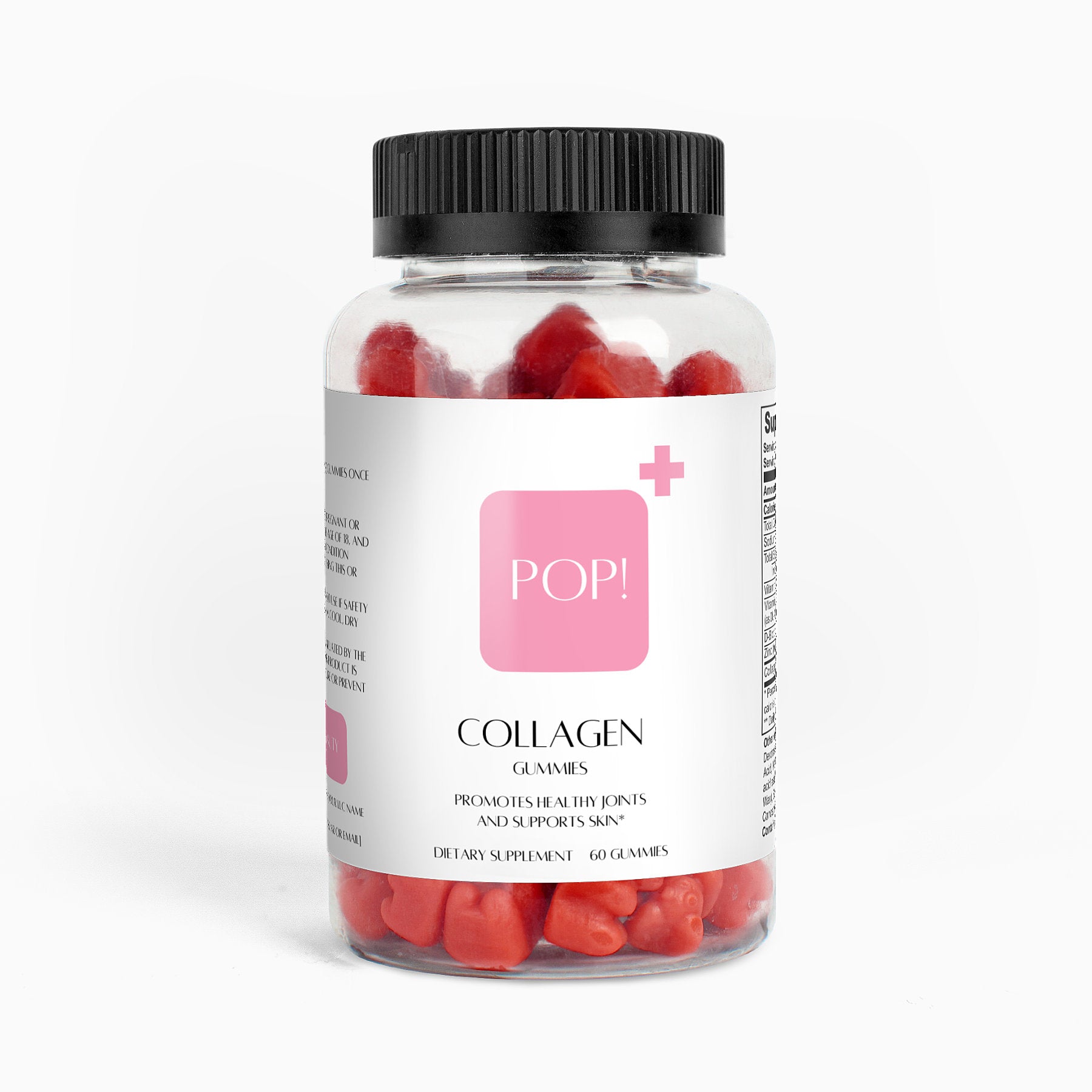 Collagen Gummies are for those looking for healthy sweet snacks. These are the perfect replacement for traditional sugar gummies on the market since they provide your body with vital protein and collagen while also boosting your immune system with Vitamin C. 



This is a powerful combination because Vitamin C aids collagen absorption into the bones. This greatly improves bone and joint strength and stability.



Ingredients: Sodium (as Sodium Citrate), Vitamin C (as Ascorbic Acid), Vitamin E (as DL-Alpha